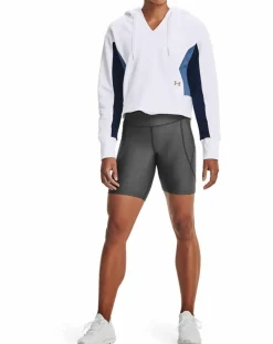 Sweat à capuche brodé en polaire Rival blanc