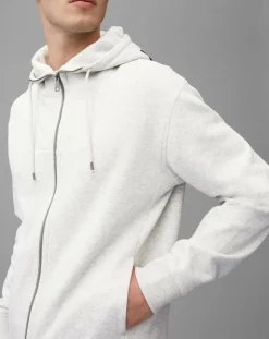 Sweat à Capuche Full Zip gris clair