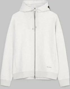Sweat à Capuche Full Zip gris clair