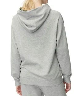 Sweat à capuche jersey gris