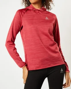 Sweat à capuche Run Easy Warm rouge
