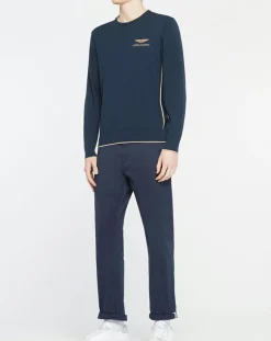 Sweat Aston Martin Racing bleu marine