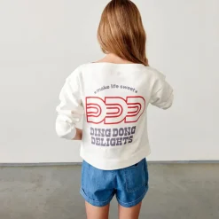 Sweat Biba en Coton blanc