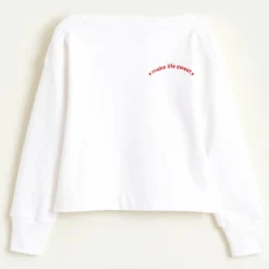 Sweat Biba en Coton blanc