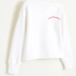 Sweat Biba en Coton blanc