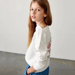 Sweat Biba en Coton blanc