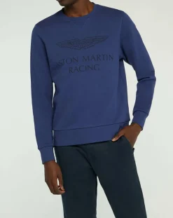 Sweat Classic Aston Martin Racing bleu foncé