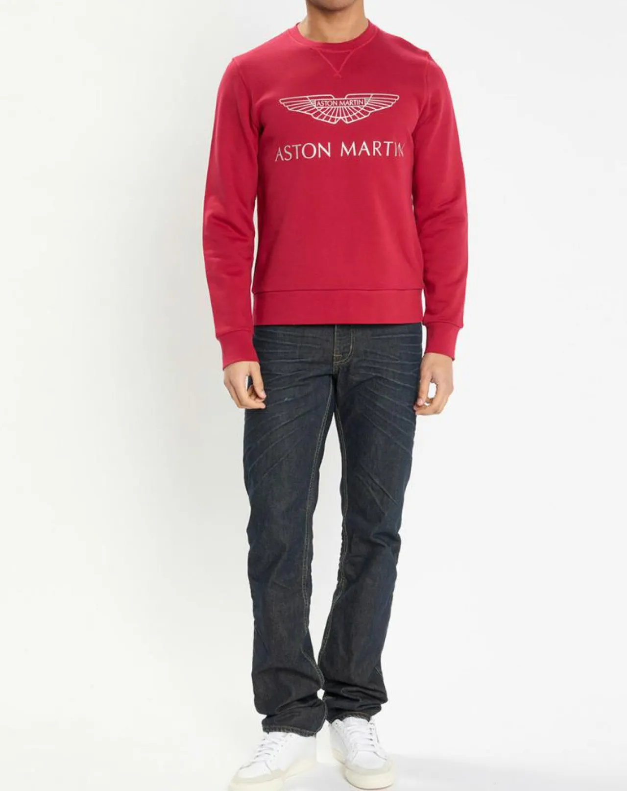 Sweat col rond Aston Martin Racing rouge