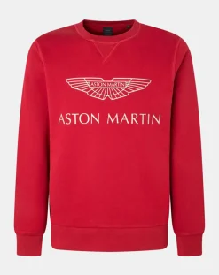 Sweat col rond Aston Martin Racing rouge