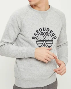Sweat col rond Darney gris