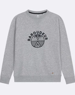 Sweat col rond Darney gris