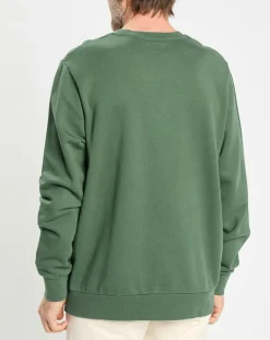 Sweat col rond vert clair