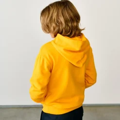 Sweat en Coton à capuche Food inscriptions orange