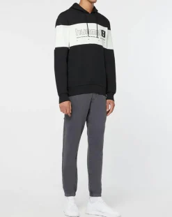 Sweat en Coton Musa bleu marine/écru