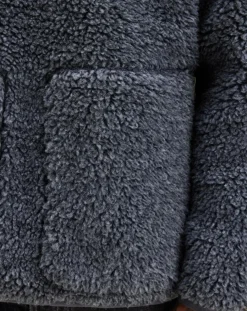 Sweat en fausse fourrure Jordie anthracite