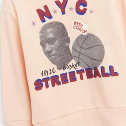 Sweat Fago en Coton rose clair