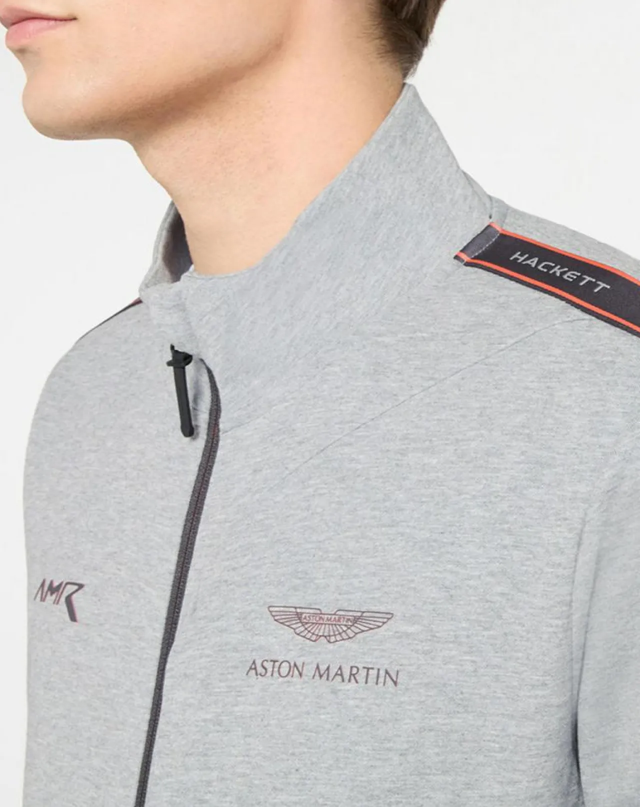 Sweat Galon Aston Martin Racing gris chiné