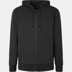 Sweat Hoodie zippé Mix noir
