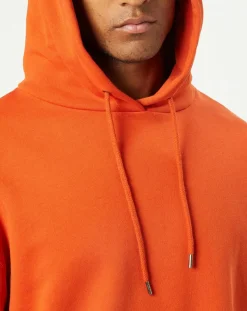 Sweat Hoody Logo Coton Organic orange