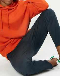 Sweat Hoody Logo Coton Organic orange