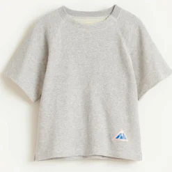 Sweat Mazi en Coton manches courtes gris