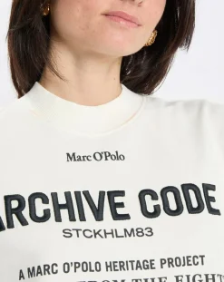 Sweat Oversized Lady Di blanc