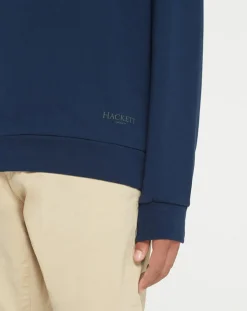 Sweat Raglan Crew bleu marine