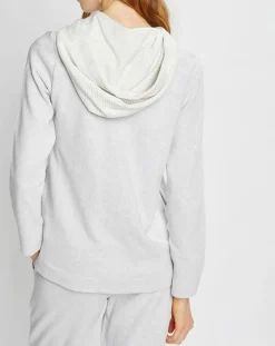 Sweat Sweethome blanc/gris chiné