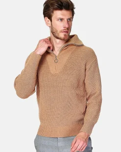 Sweat Thomas camel fonce