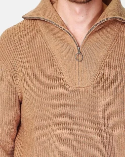 Sweat Thomas camel fonce