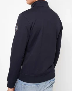 Sweat zippé Bairo bleu