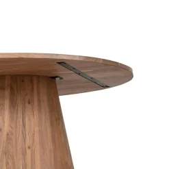 Table à manger ovale acacia dimona marron - 200x120x76 cm