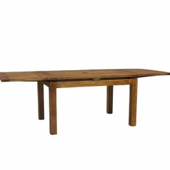 Table à manger rectangulaire allonge Acacia Gordon Naturel - 130x90x78 cm