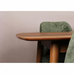 Table à manger Retro marron -130+30x75x80 cm