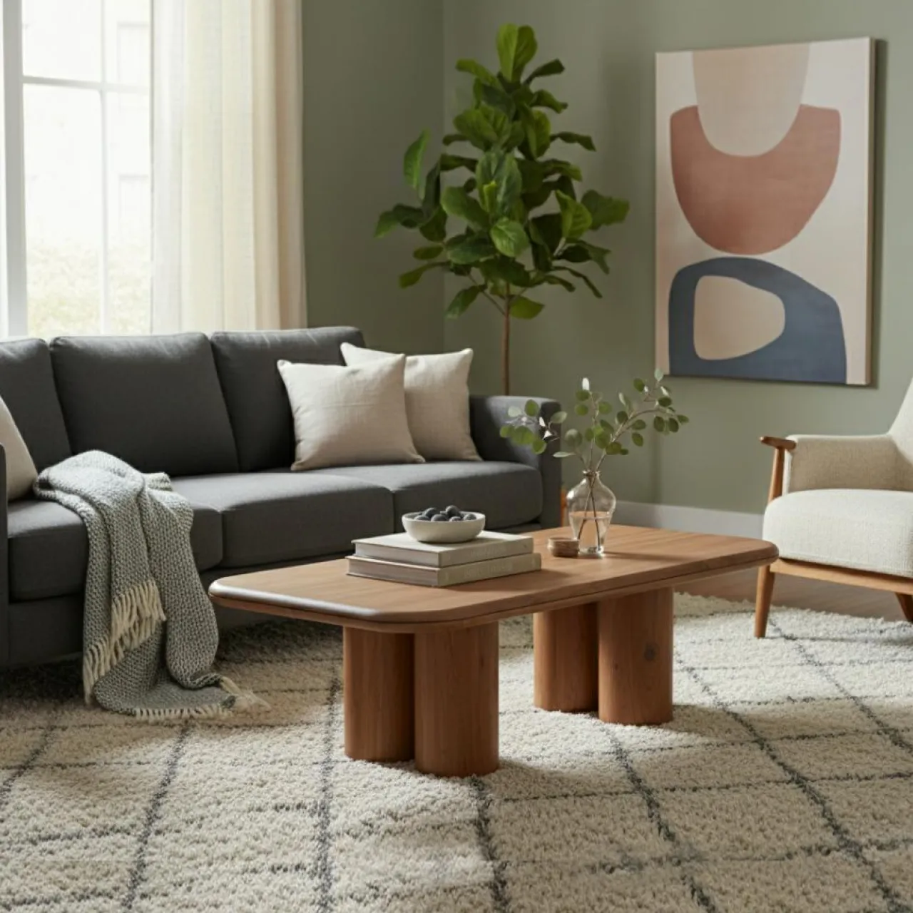 Table basse 140 cm Acacia Maglan Marron - 140x80x45 cm