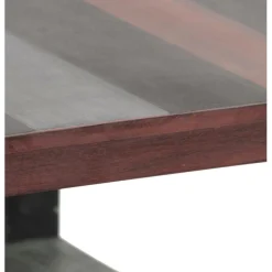 Table basse carrée 80 cm Manguier Pushkar Naturel - 80x80x45 cm