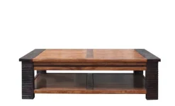 Table basse carrée Acacia Moon Marron - 100x100x40 cm