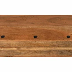 Table basse coffre carrée en acacia massif Naturel - 85x85x50 cm