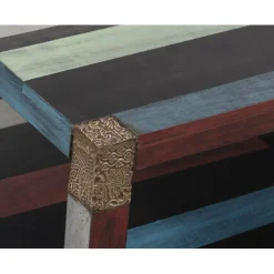 Table basse rectangulaire 120x80cm Manguier Pushkar Naturel - 120x80x45 cm