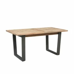 Table de repas extensible Acacia Forest Brut - 160x90x76 cm
