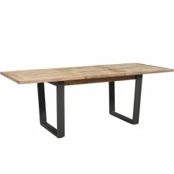 Table de repas extensible Acacia Forest Brut - 160x90x76 cm
