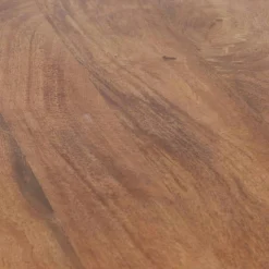 Table de repas losange en manguier massif marron - 136x132x75 cm