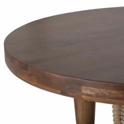 Table de repas ronde 140 cm Manguier Ramon Naturel - 140x140x76 cm
