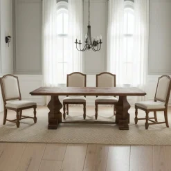 Table de salle à manger 213 cm Manguier Kama Marron - 213x106x76 cm