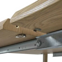 Table Extensible 6 à 8 Personnes Calypso marron - 210x90x76.5 cm