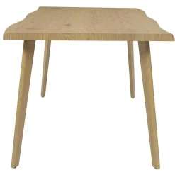 Table Extensible 6 à 8 Personnes Calypso marron - 210x90x76.5 cm