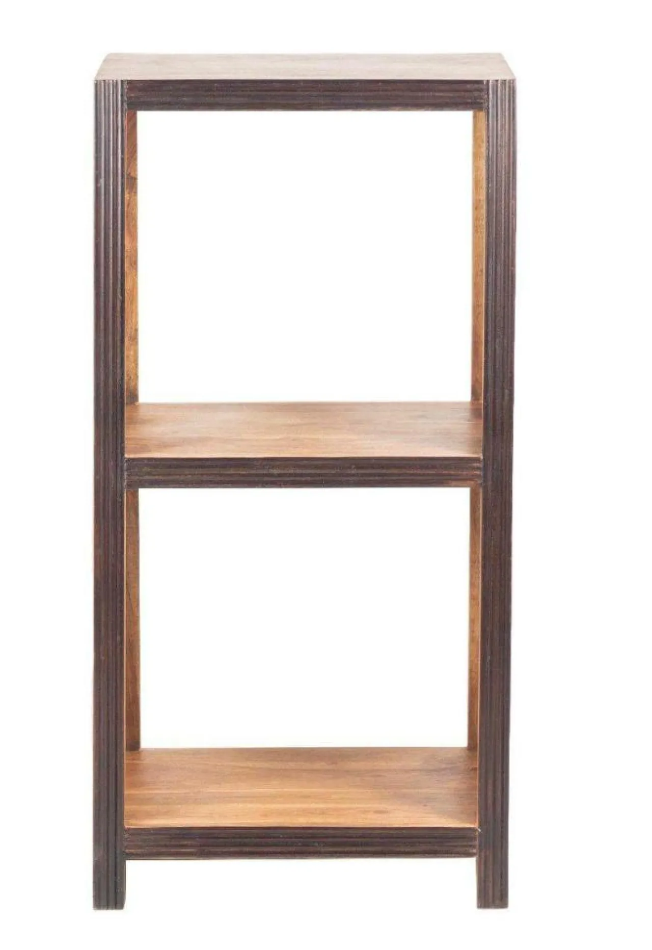 Étagère 2 cases H100 cm Acacia Florence Marron - 50x35x100 cm