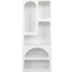 Étagère à livres Vénus blanche - 60x150x32 cm