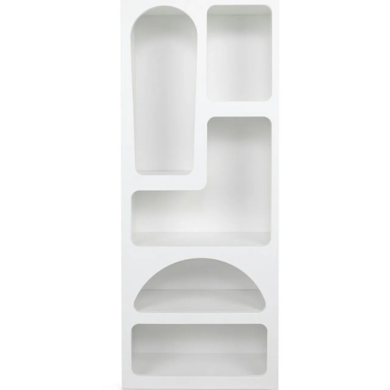 Étagère à livres Vénus blanche - 60x150x32 cm