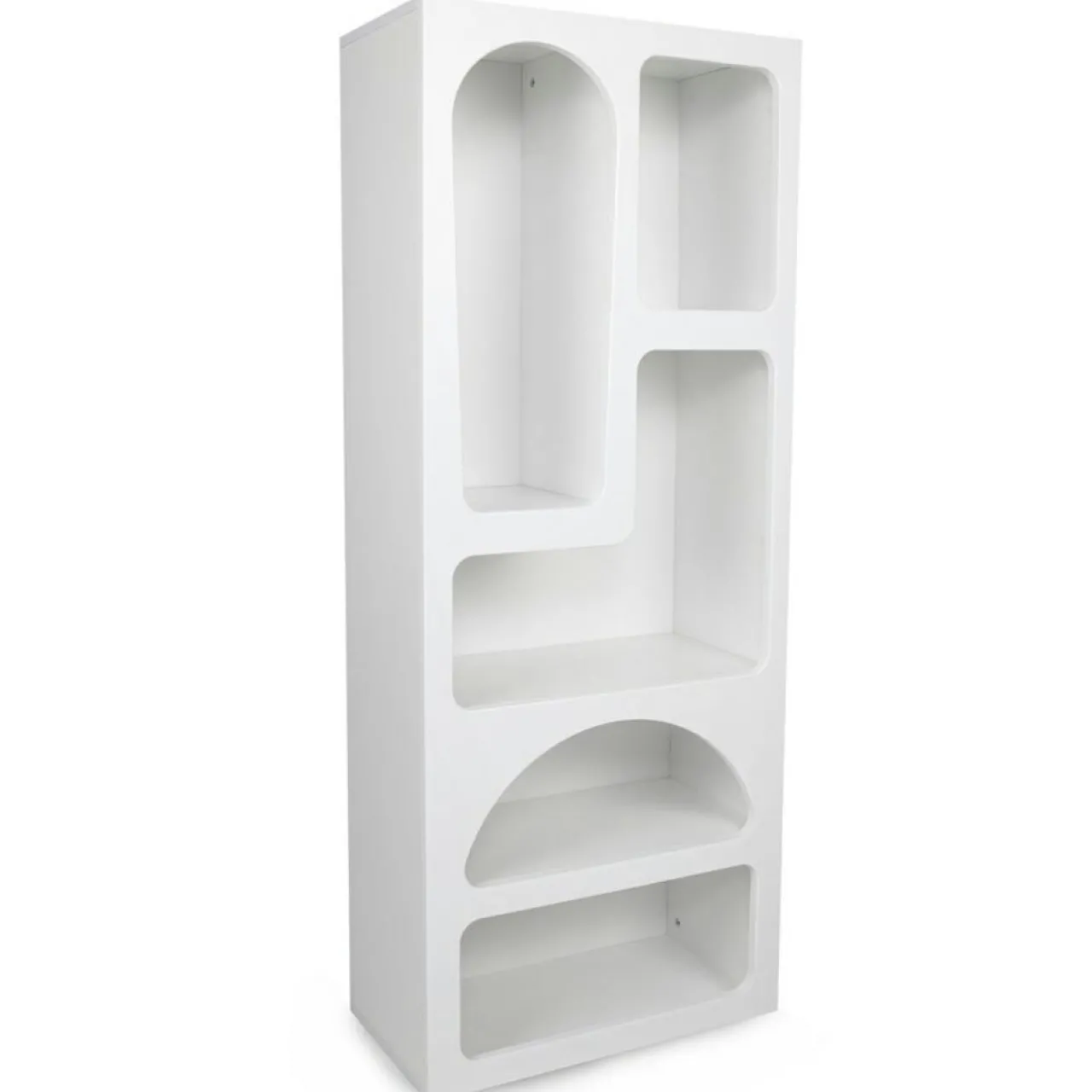 Étagère à livres Vénus blanche - 60x150x32 cm